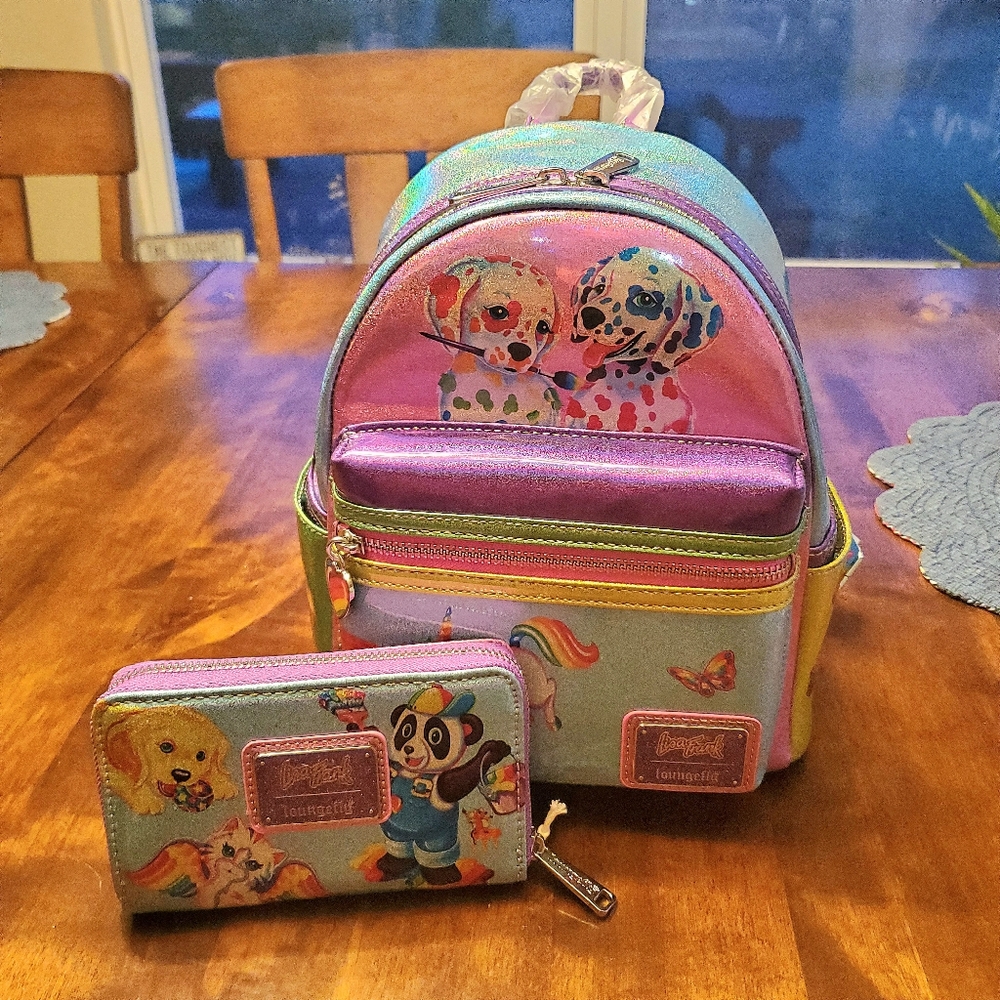 NWT Lisa Frank Loungefly Set